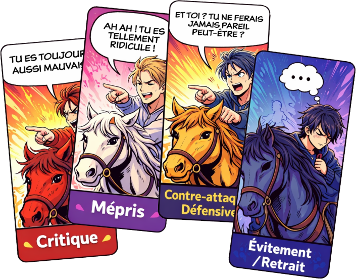 Atelier animation en intelligence émotionnelle: les 4 cavaliers de l'apocalypse