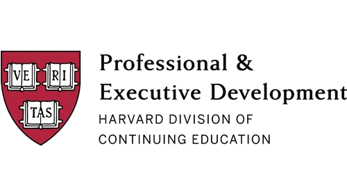 Logo Harvard professional and executive development